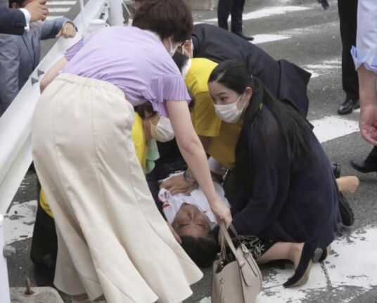 日本前安倍晋三被刺杀